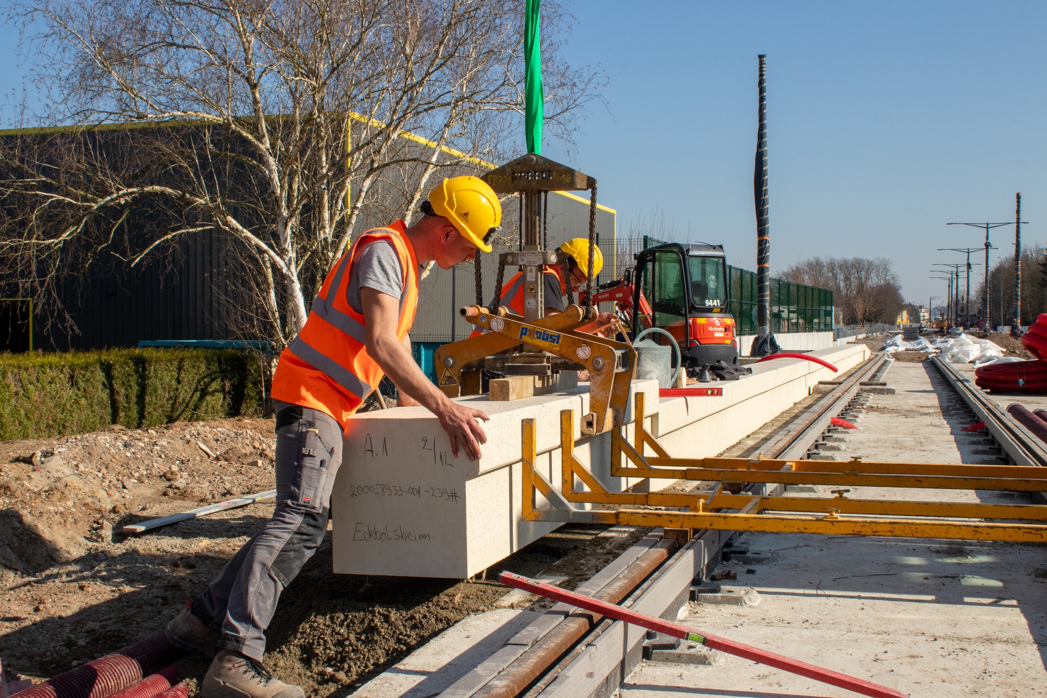Travaux ligne F Wolfisheim