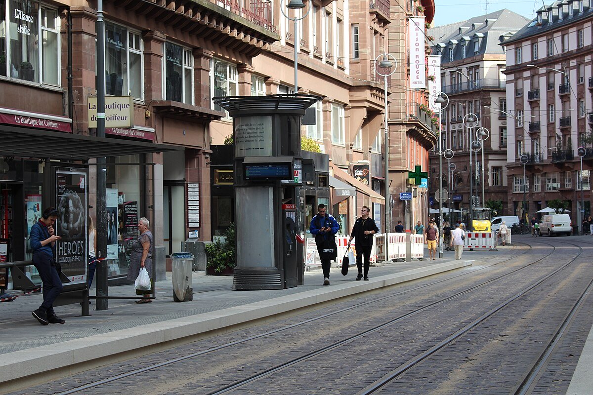 Station Tram Langstross Strasbourg 2013 Station Tram Langstross Strasbourg